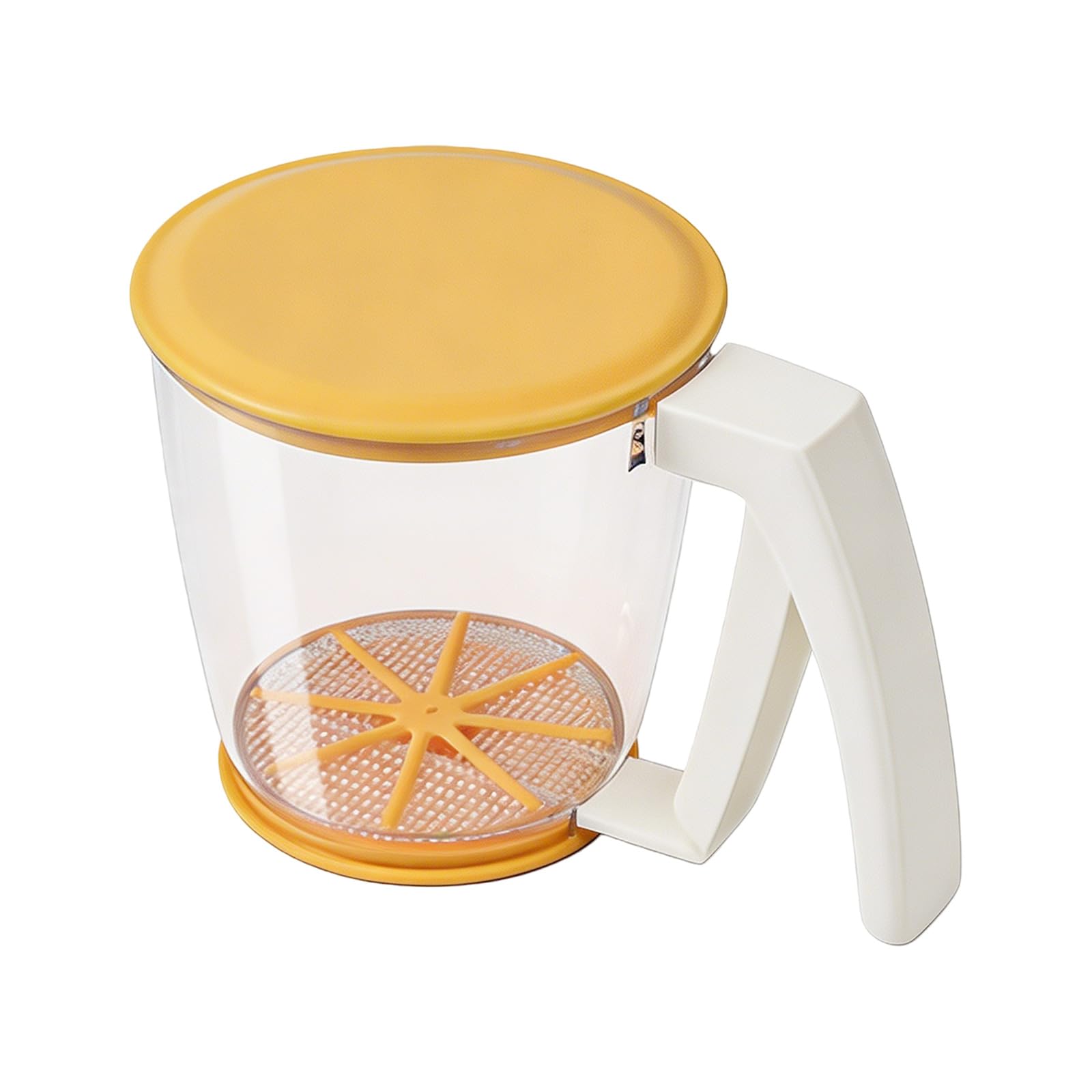 our fave Handheld Sieve Cups Kitchen Baking Supplies Flour Strainer Suitable for Cake Bread and Pastries Preparation Hand Clasped Flour Sifter