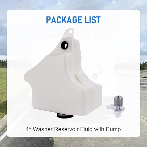 Miniatura 2 de CARMOCAR Líquido de depósito de limpiaparabrisas con bomba 603-5402 N5355001 Reemplazo para Kenworth T680 Peterbilt 320 330 335 340 357 362 365 367