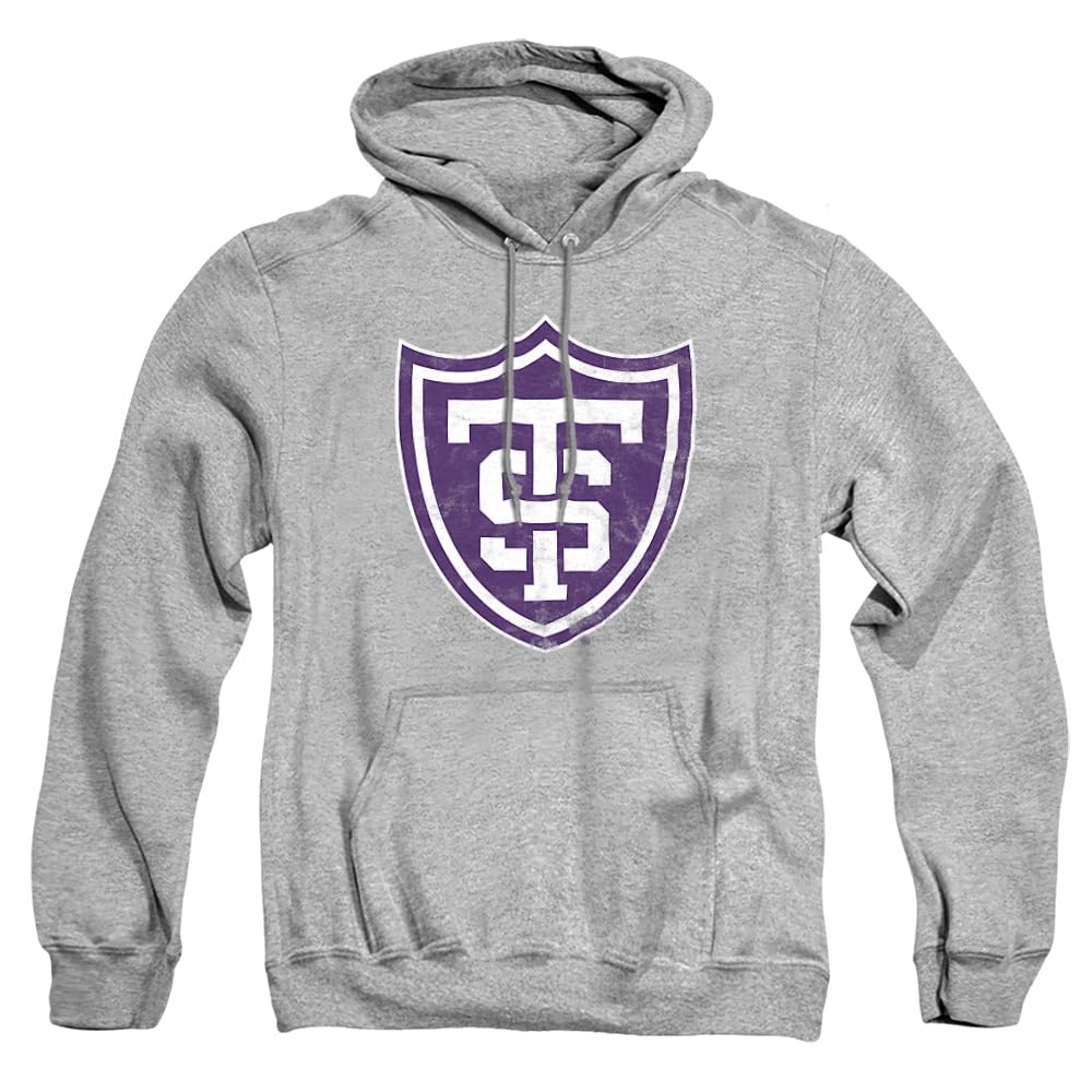 LOGOVISION Official Collegiate Distressed Primary Logo Adult Pullover Hoodie Collection — view 530