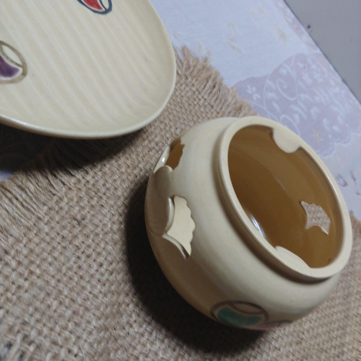 Amazon.co.jp: 茶道具 裏千家 茶巾台 陶泉 共箱あり 古美術 骨董品