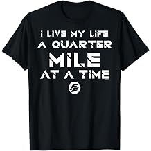 Fast & Furious Life At A Quarter Mile At A Time Word Stack T-Shirt