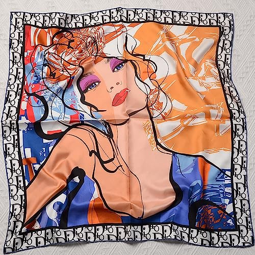 NCDUANSAN Silkworm Silk Scarf Handle Decoration 100% Silk Scarf Versatile Women's Shawl Hair Adornment Goddess2