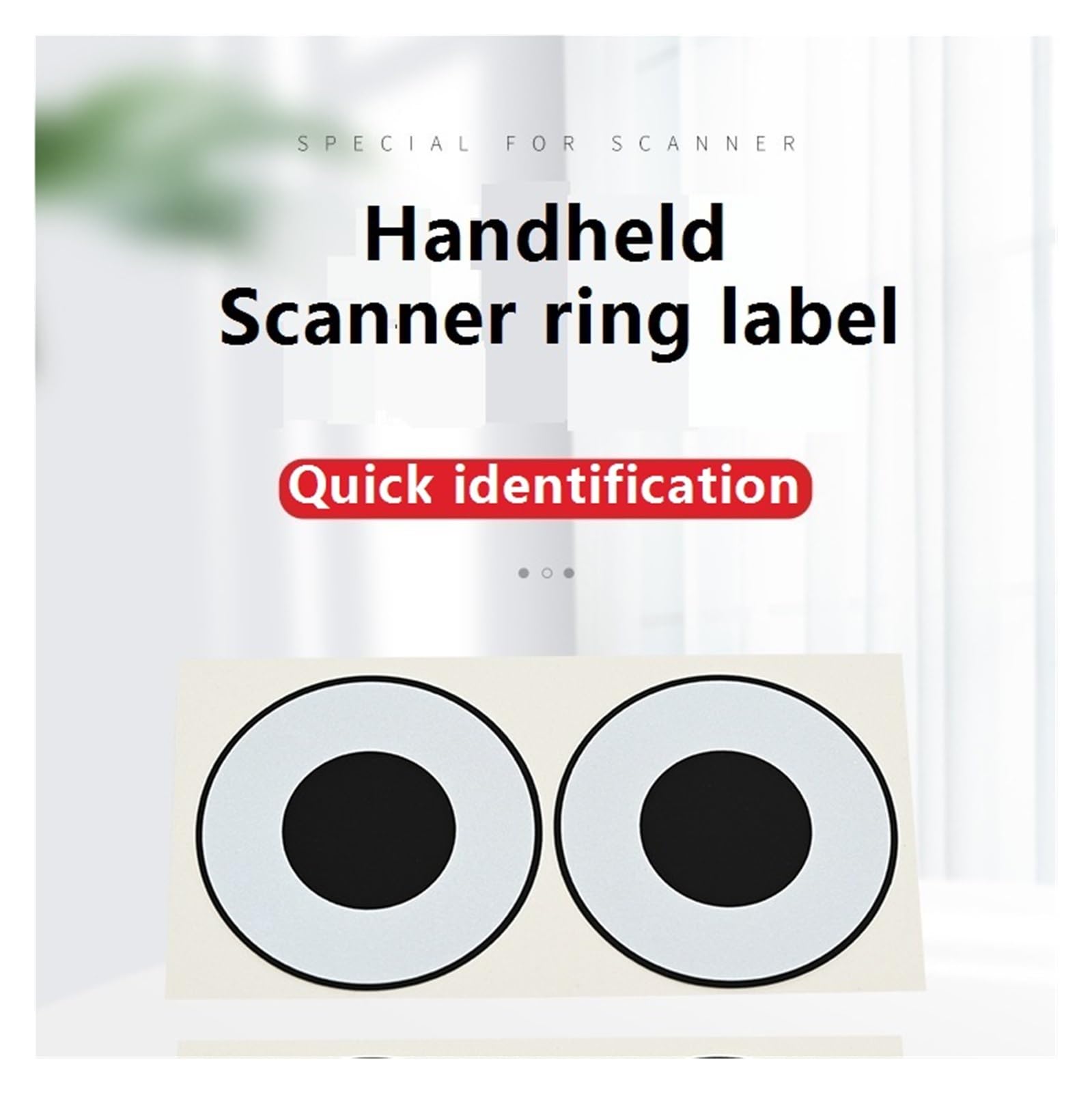 Escáner Láser Portátil Con Anillo De Marca Interior De 30 Mm Y Exterior De 60 Mm, Punto De Marca De Escaneo 3D - 100 Piezas Ampliamente Aplicable