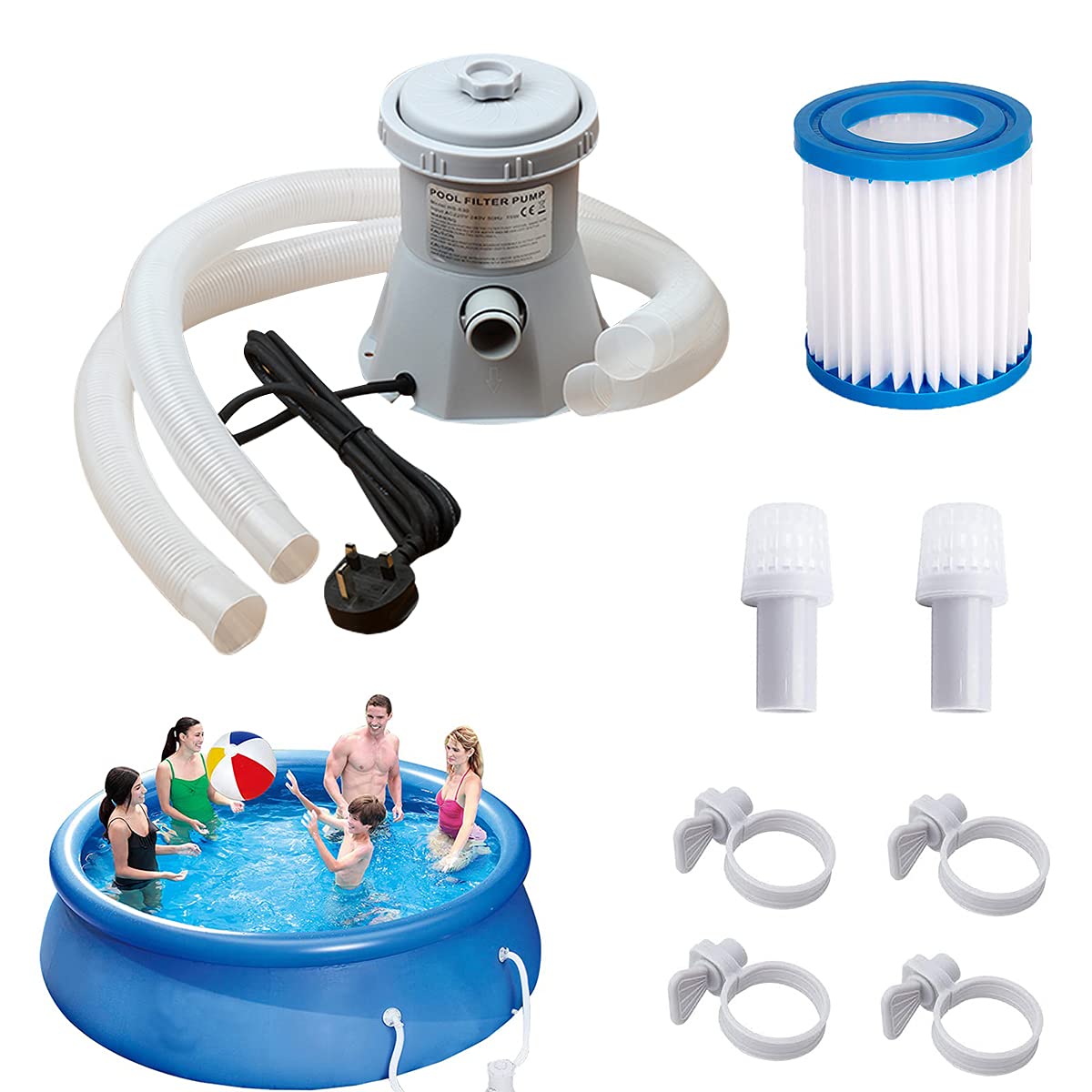 Buy CHENYI Pool Filter Type,Swimming Pool Filter Pump, Electric Water