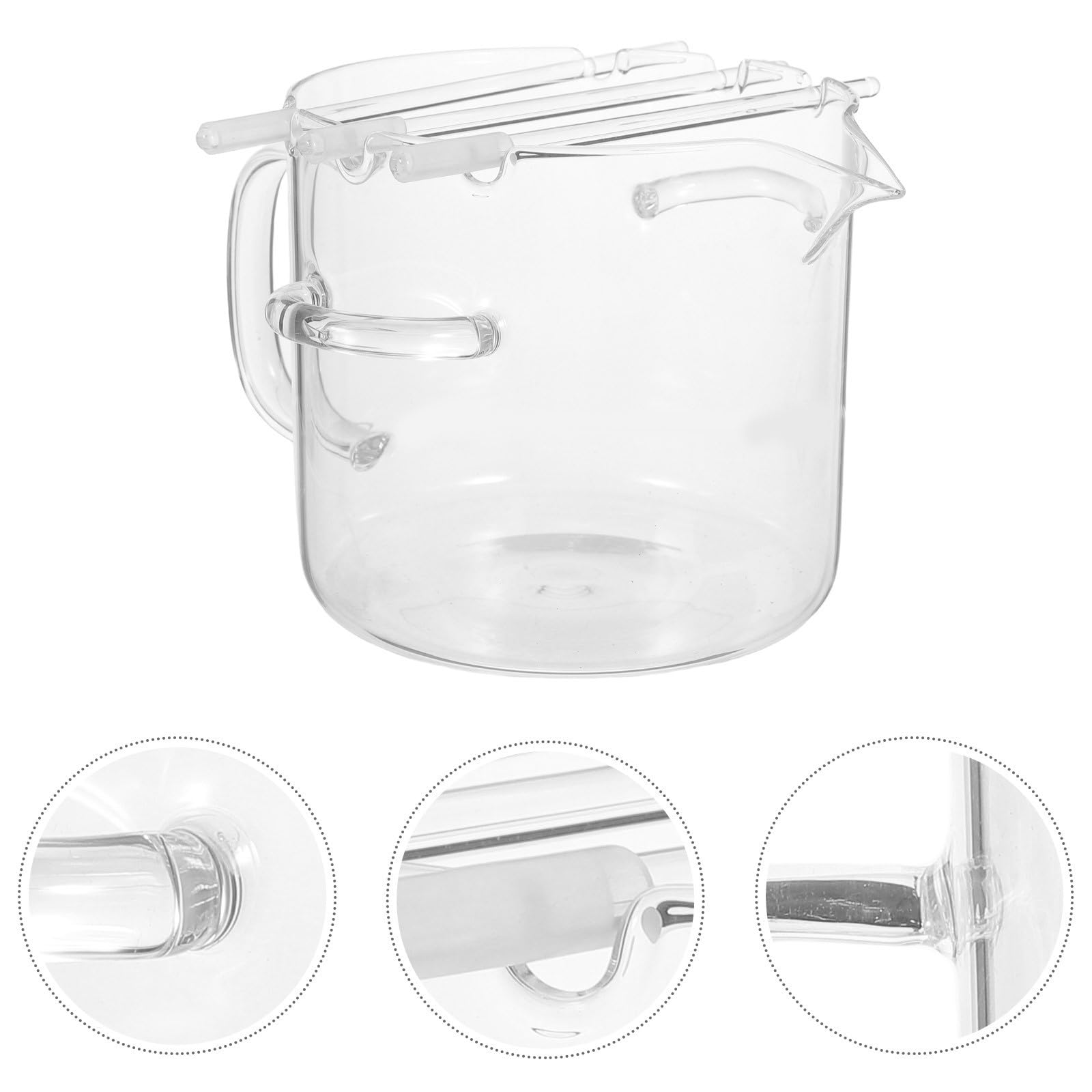 Cabilock Vaso Cottura in Vetro 2,1 per Microonde, 74 Oz, Antiaderente