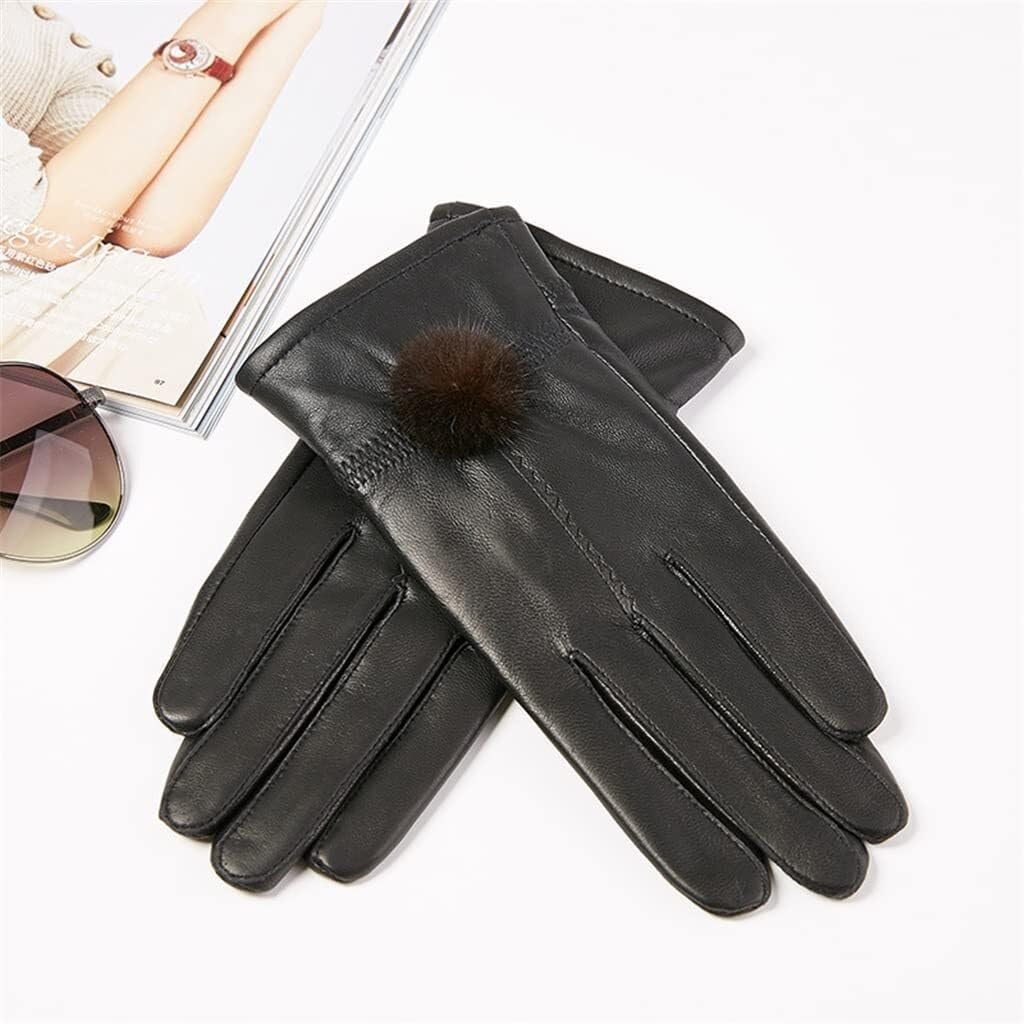 RUVOO Guantes Running Guantes De Invierno Conducción Al Aire Libre Montar Guantes Con Dedos Completos Guantes De Invierno Negros Guantes Deporte Hombre