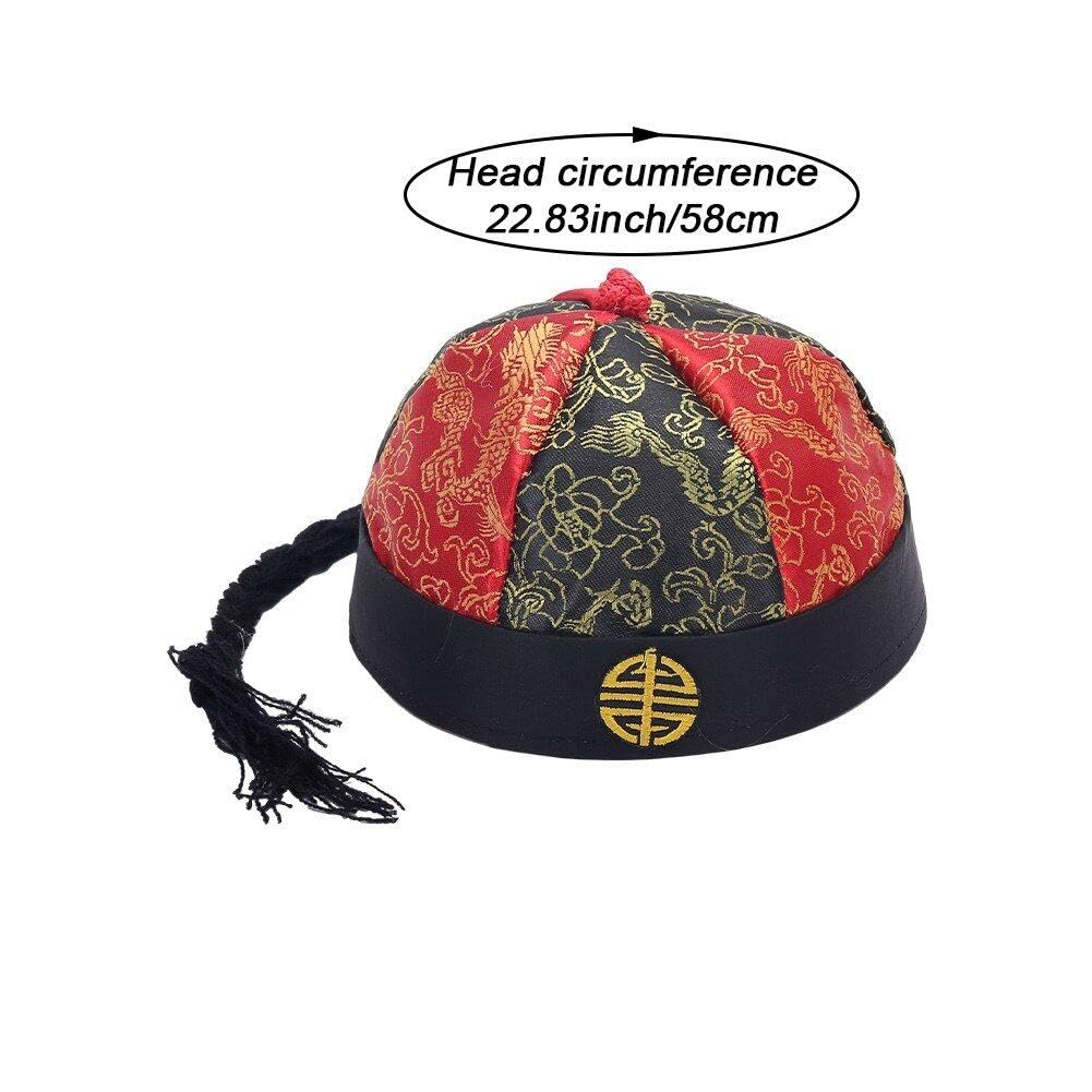 Amazon.co.jp: 中国皇帝帽子, 中国の帽子清朝の男の帽子オリエンタル Amazon.co.jp: 中国皇帝帽子, 中国の帽子清朝の男の帽子オリエンタル
