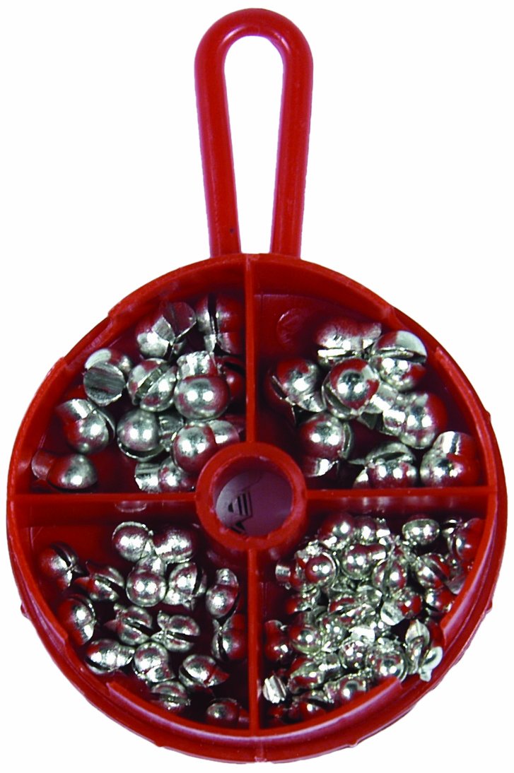 Eagle Claw Split Shot Dial Pack, 72 Piece (Silver),One Size