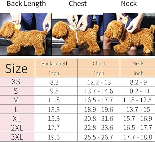 Miniatura 6 de Suéter para perro, suave chaleco de felpa con anillo para correa, chaqueta de invierno para perros pequeños, cachorros, gatos, Chihuahua, Yorkshire,