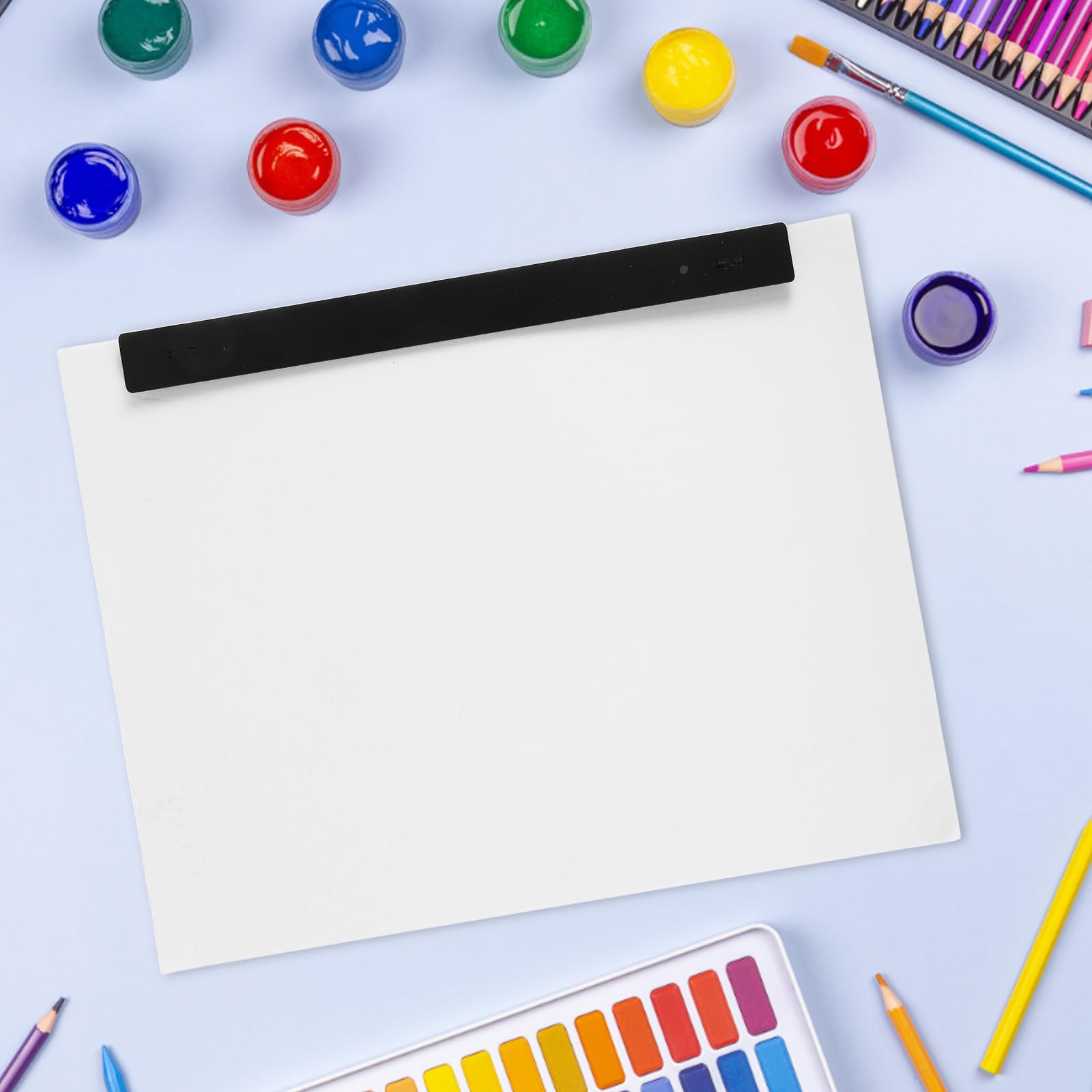 COHEALI Carta da Disegno 3 Fori con Righello di Posizionamento 200 Fogli Bianca per Fumetti per Artisti e Animatori in Progetti Artistici