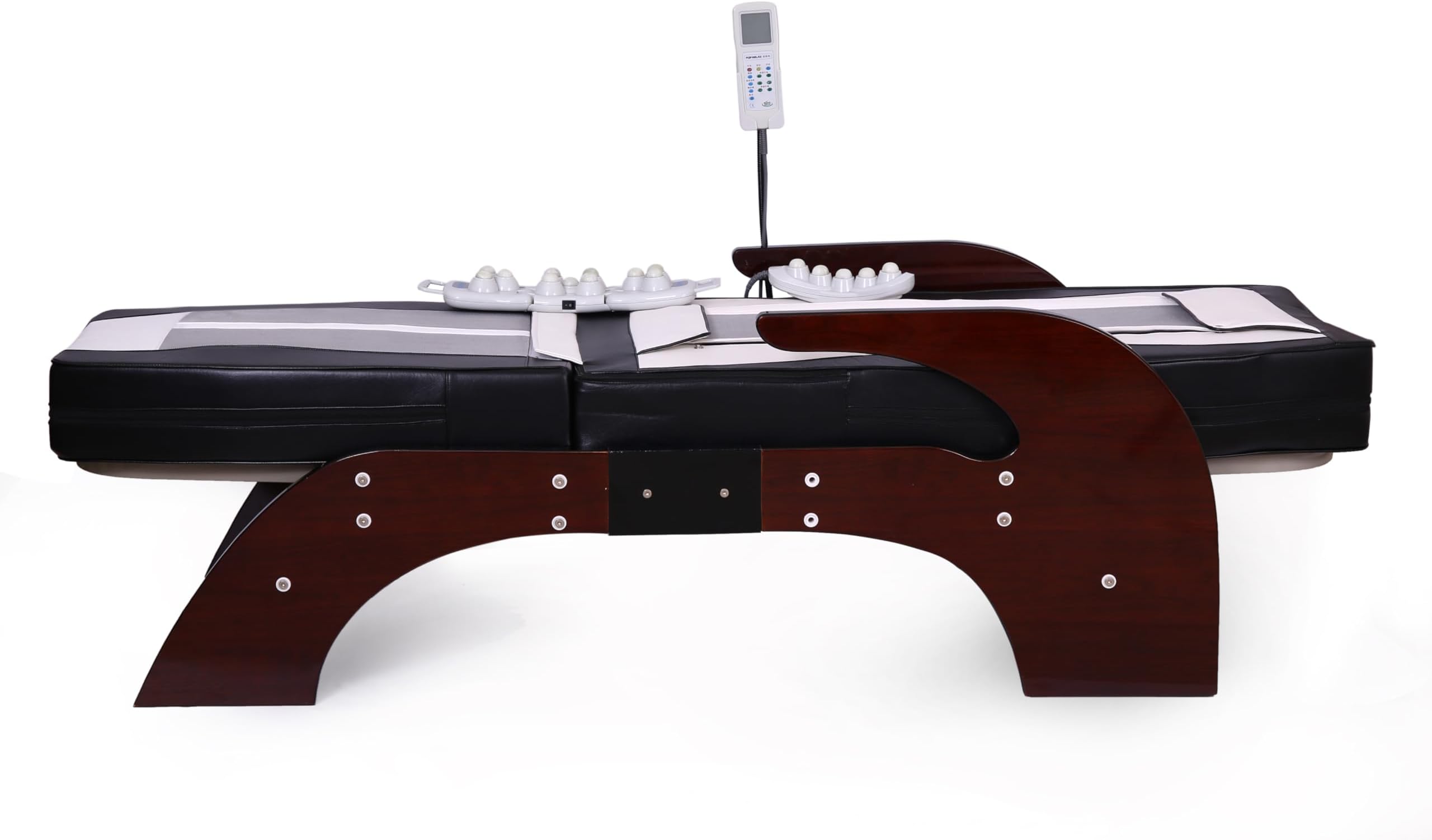 Far Infrared Thermal Therapy Full Body Neck Spine Leg Acupressure Electric Automatic Jade Roller Massage Bed Table -Tourmaline Jade Massage Bed