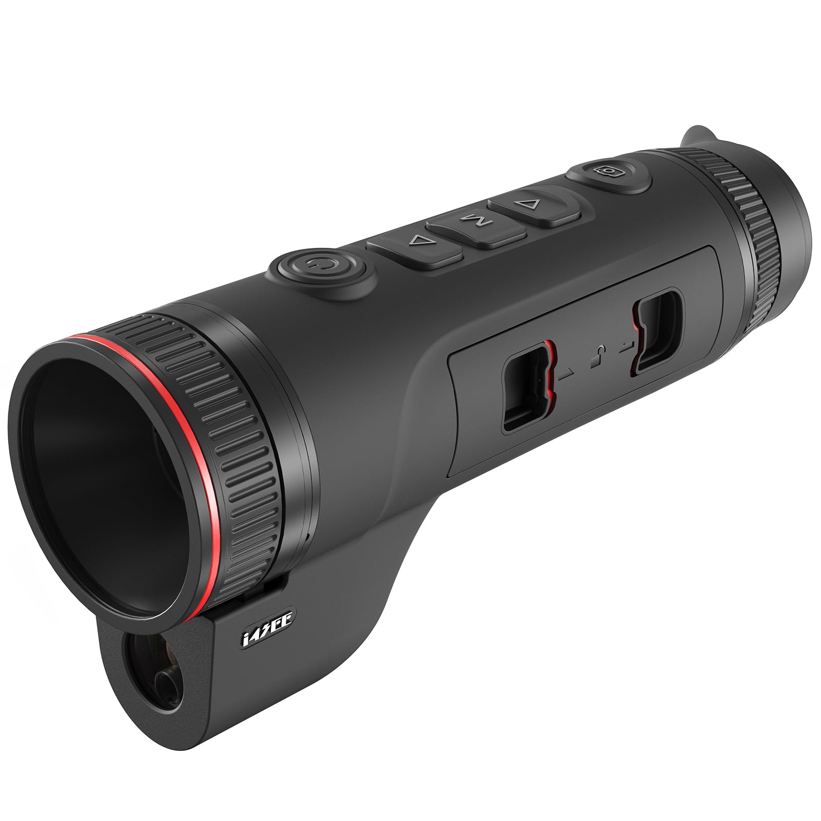 I4SEE K25-384 LRF Thermal Imaging Monocular for Hunting – 25mm Focal Lens, 384×288 (50Hz) 12μm Night Vision Infrared Scope, 1920×1080 Full-HD AMOLED