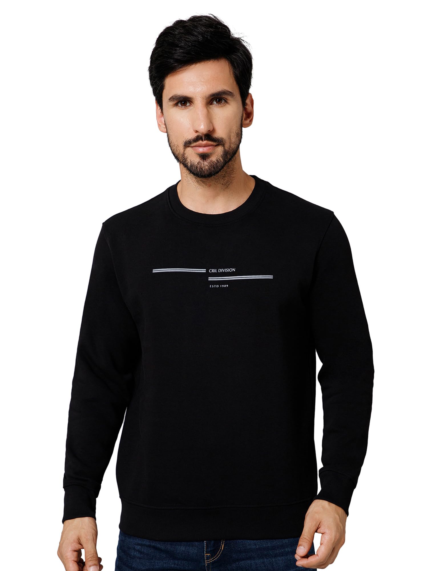 cantabil Solid Pink Full Sleeves Round Neck Regular Fit Men Fleece Casual Sweatshirt | Casual Winter Sweatshirts for Men | Mens Sweatshirt for Winter Wear (P_MSWS00135_Pink)-picture-27