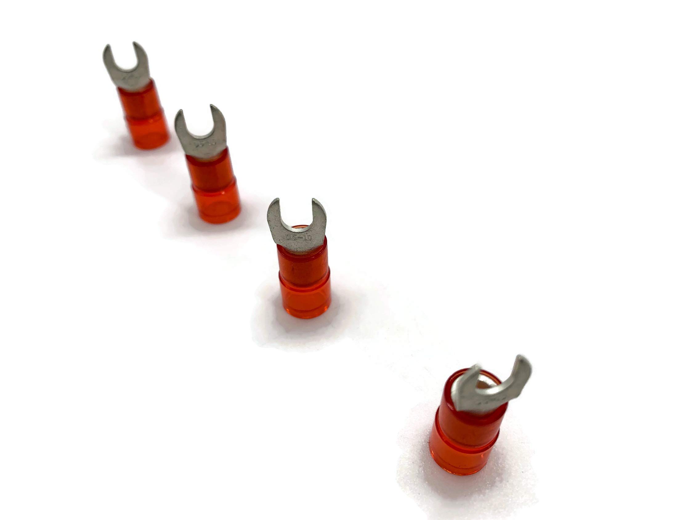 Cosses Isolées à Fourche 1-2,5 Mm² – Lot De 50 | Pour Vis Jusqu'à 6,5mm | Élémentique