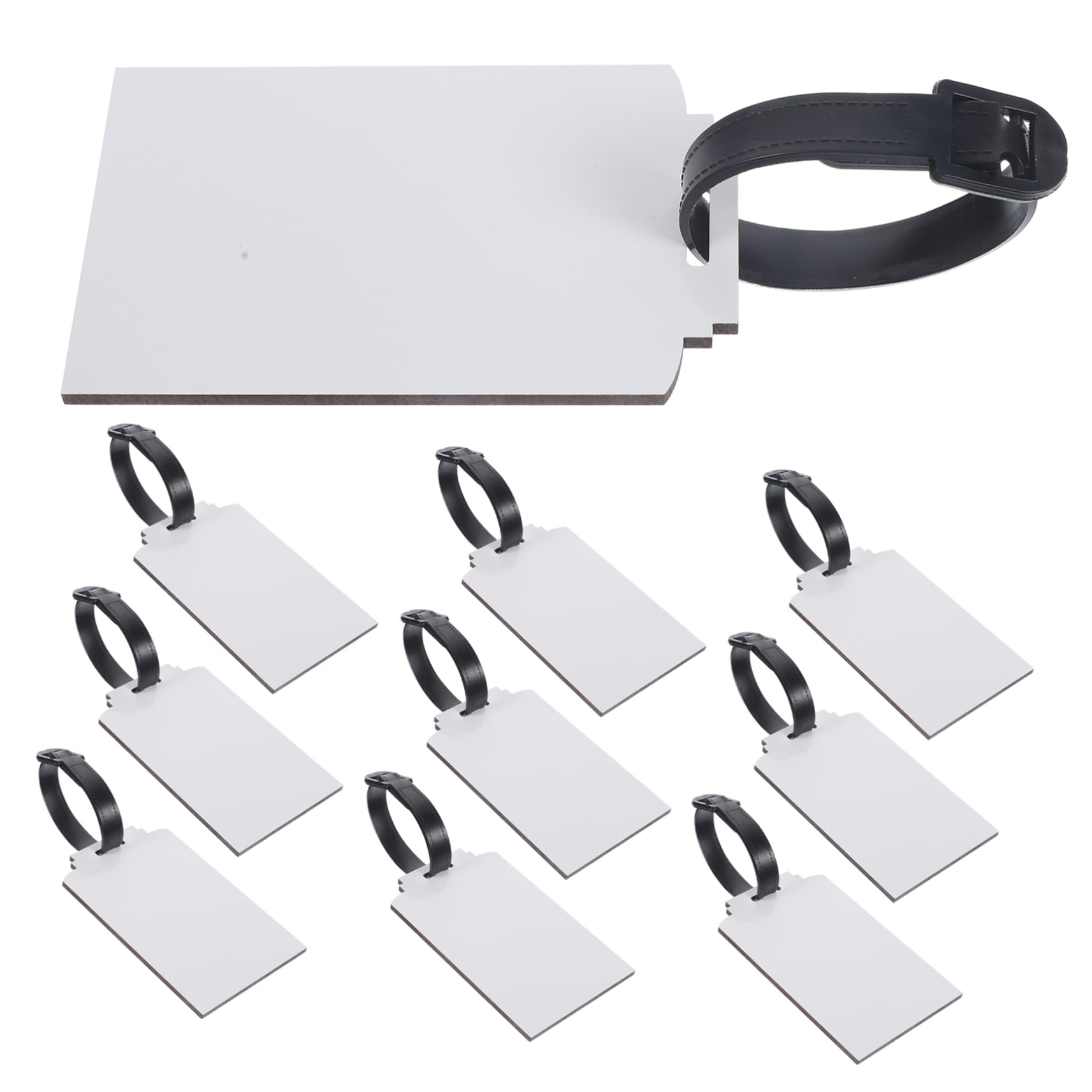 Tofficu 5 Sets Thermotransfer Gepäckanhänger Blanko Für Gepäck Sublimations Gepäckanhänger Wärmeübertragung Kofferetiketten Anhänger Für Etiketten Taschen Seesäcke