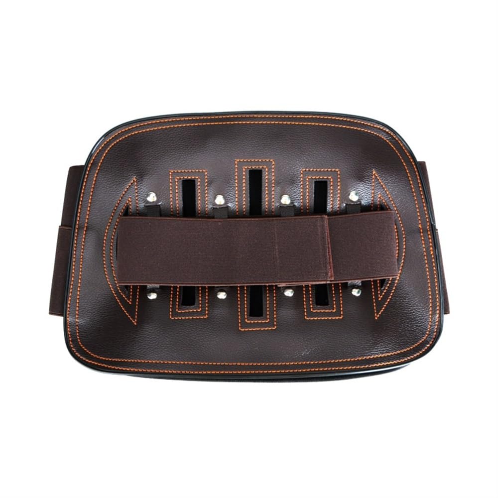 Faja De Cuero Lumbar Brace para Aliviar El Dolor De Espalda Baja, Corrector De Postura De Espalda Descompresión De Columna Cinturón Soporte De Cintura para Alivio Dolor Sedentario Ancianos(L)