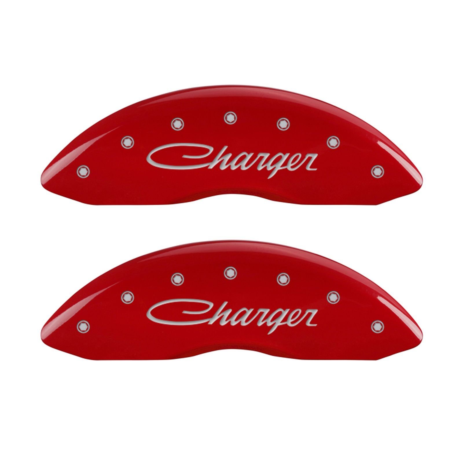 MGP Caliper Covers12181SCHSRD Caliper Cover with Red Powder Coat Finish, (Set of 4)