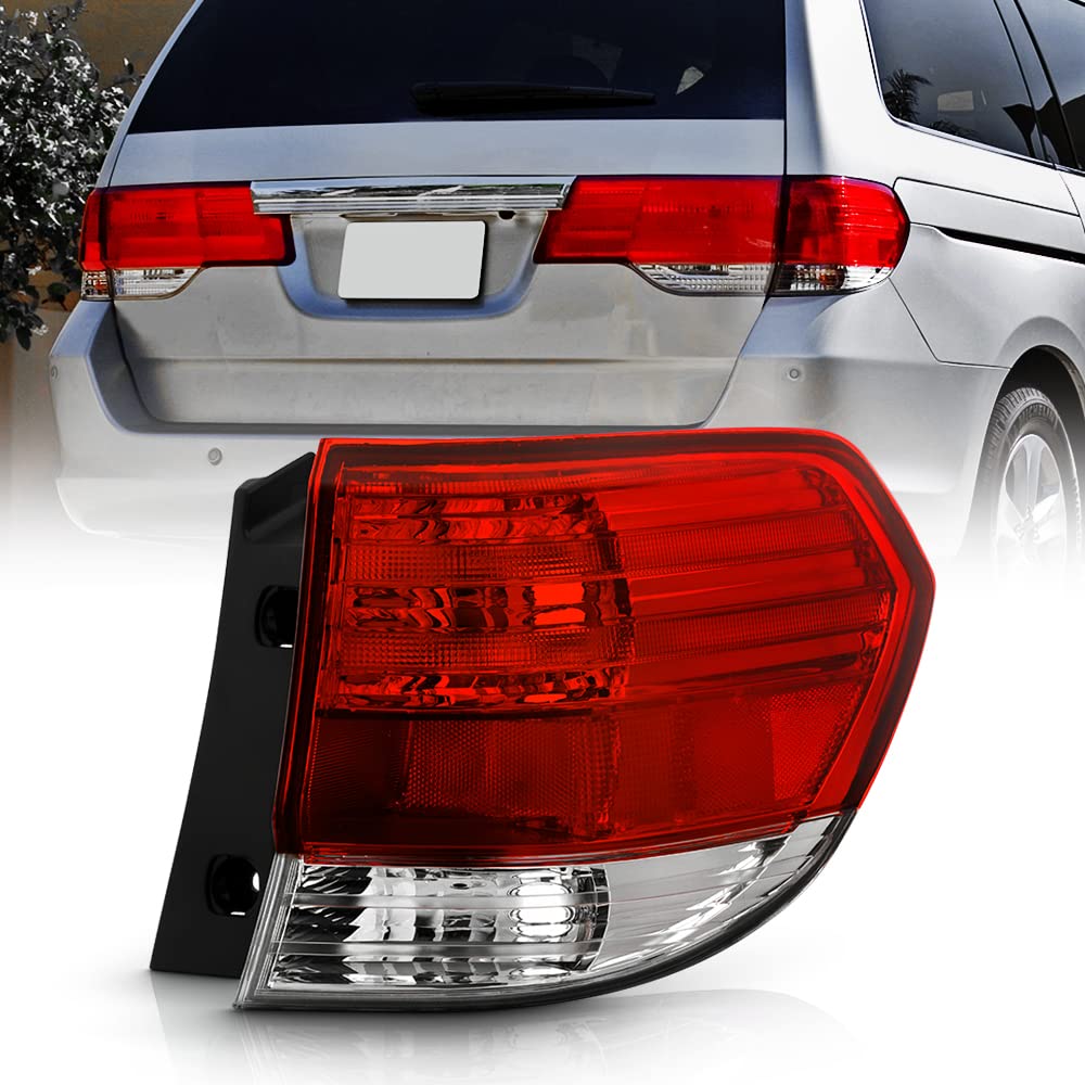 KEEKPO - For 2008 2009 2010 Honda Odyssey Factory Style Red Outer Tail Light Lamp Replacement Right Passenger Side