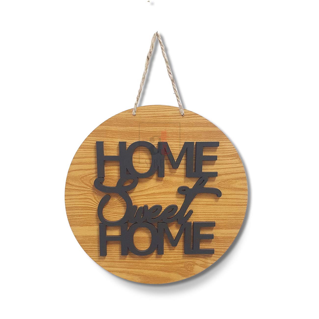 Art Street Home Sweet Home Wall Sign for Home Decoration, Home Sweet Home Sign for Door Wall Décor,Decorative MDF Plaque for Wall Decoration (10X10 Inches)