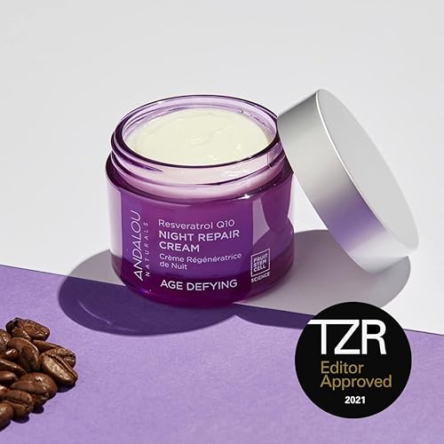 Miniatura 6 de Crema reparadora de noche Resveratrol A10 de Andalou Naturals 17 onzas paquete de de 1