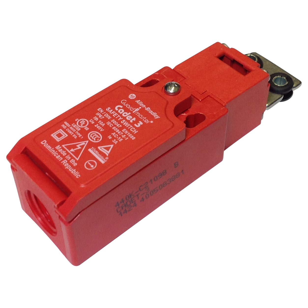 440K-C21098 | GUARDMASTER Tongue Switch Cadet 3 2NC+1NO Flat Actuator M16