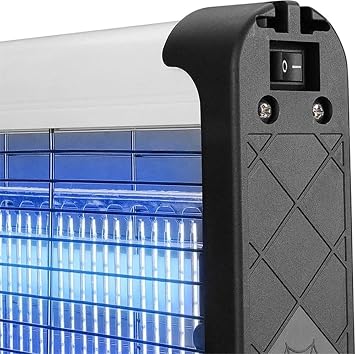 Asonic AS-A28 2000V Çift LED'li Ultraviyole Sinek Öldürücü | 4W Ekonomik UV Mor Işıklı Sinek ve Böcek Tuzağı, Ev, Ofis ve Yatak Odası Uyumlu Askı Zincirli Haşere Öldürücü Cihaz