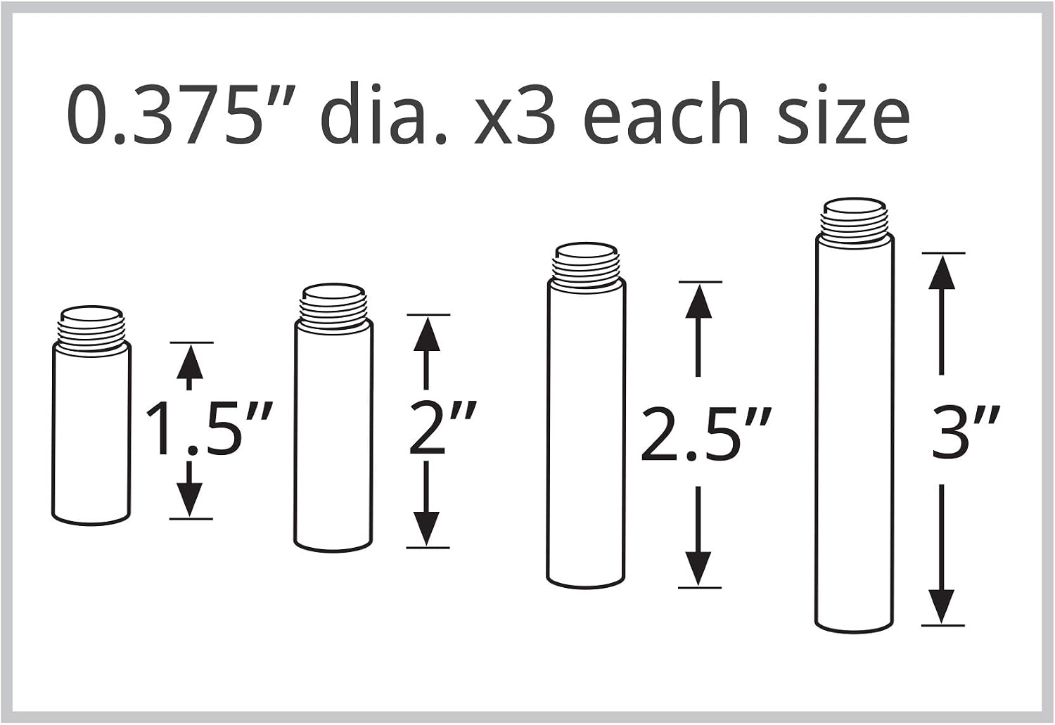 Azar Displays 515307 4-Piece Acrylic Round Riser Set Display, Retail Plastic Stands for merchandising – Retail Pedestals in 4 different sizes