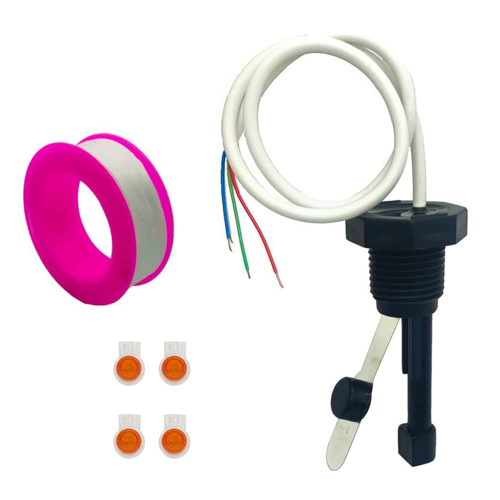 Hzbb Red/Blue/White Pool Chlorine Generator Flows Sensors Waterproof Stream Meter Change Flows Detection Switches 75Mm For Ic40 Ic20 Ic60 Ic15 Directional Projectile Stream Change