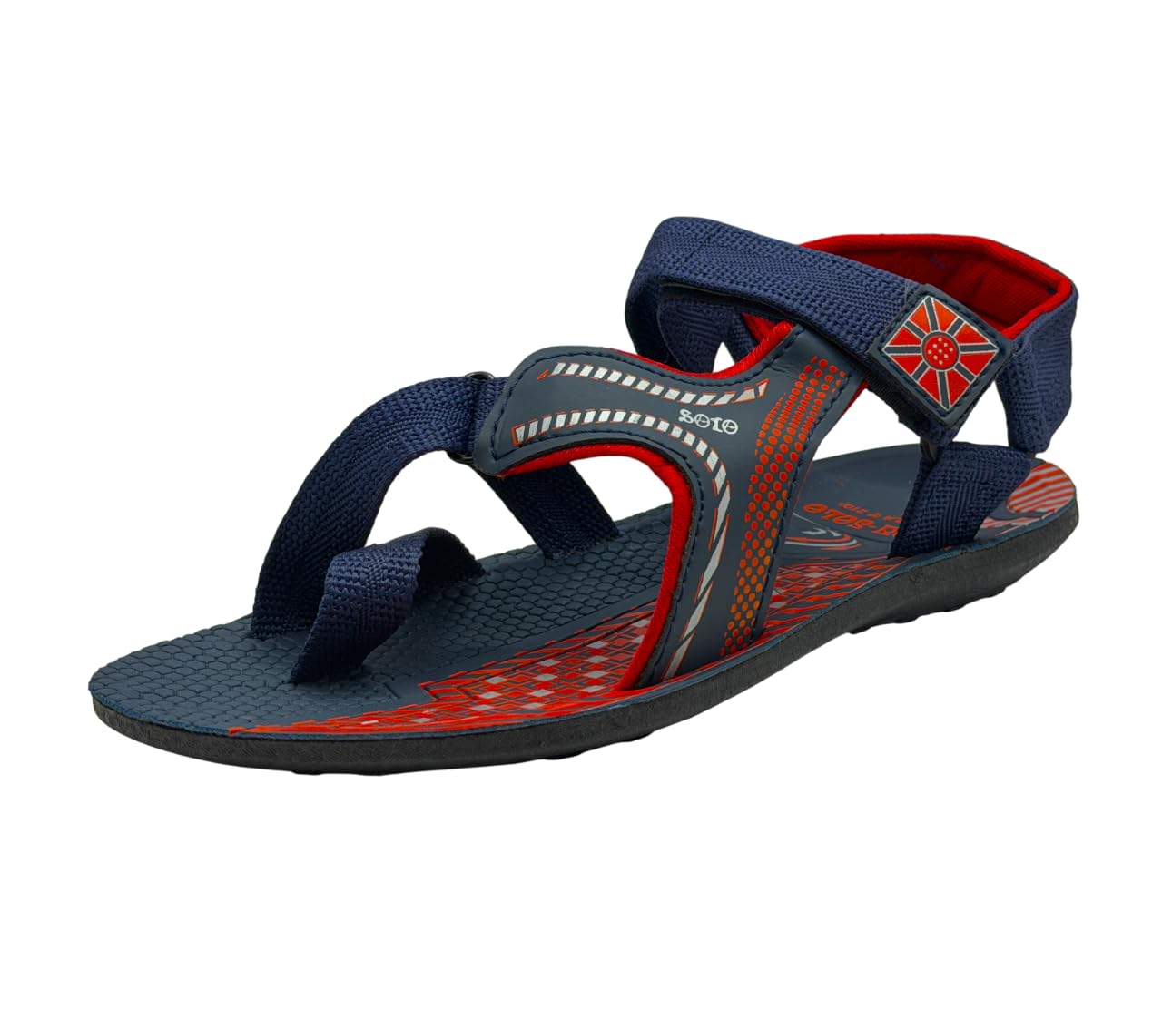 Fortex Mens Blue Red PVC Sandal-image-6