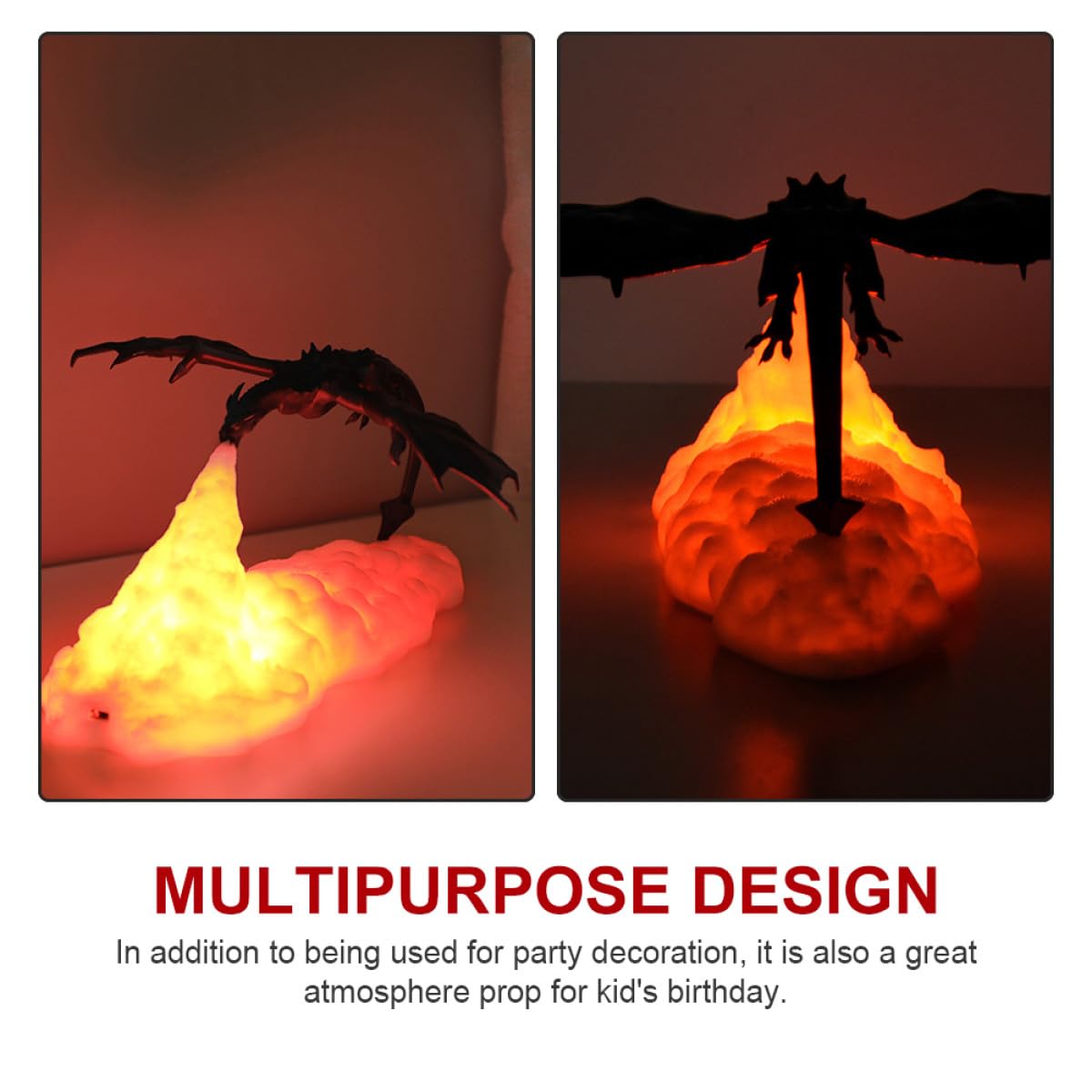 Lámpara 3d de Disparo LED Recargable Luz Nocturna Decorativa para Fiestas, Función Táctil y Diseño Delicado de Pla para Cumpleaños Infantiles