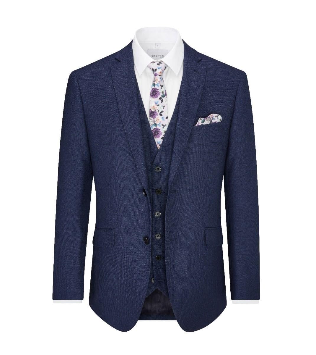 Skopes Men's Harcourt Tailored Fit Jacket in Navy 44S