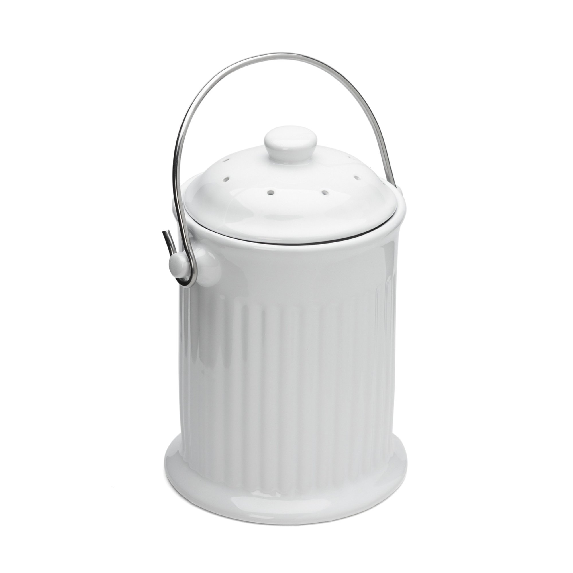 Fox Run White Ceramic 0.8 L COMPOST BIN