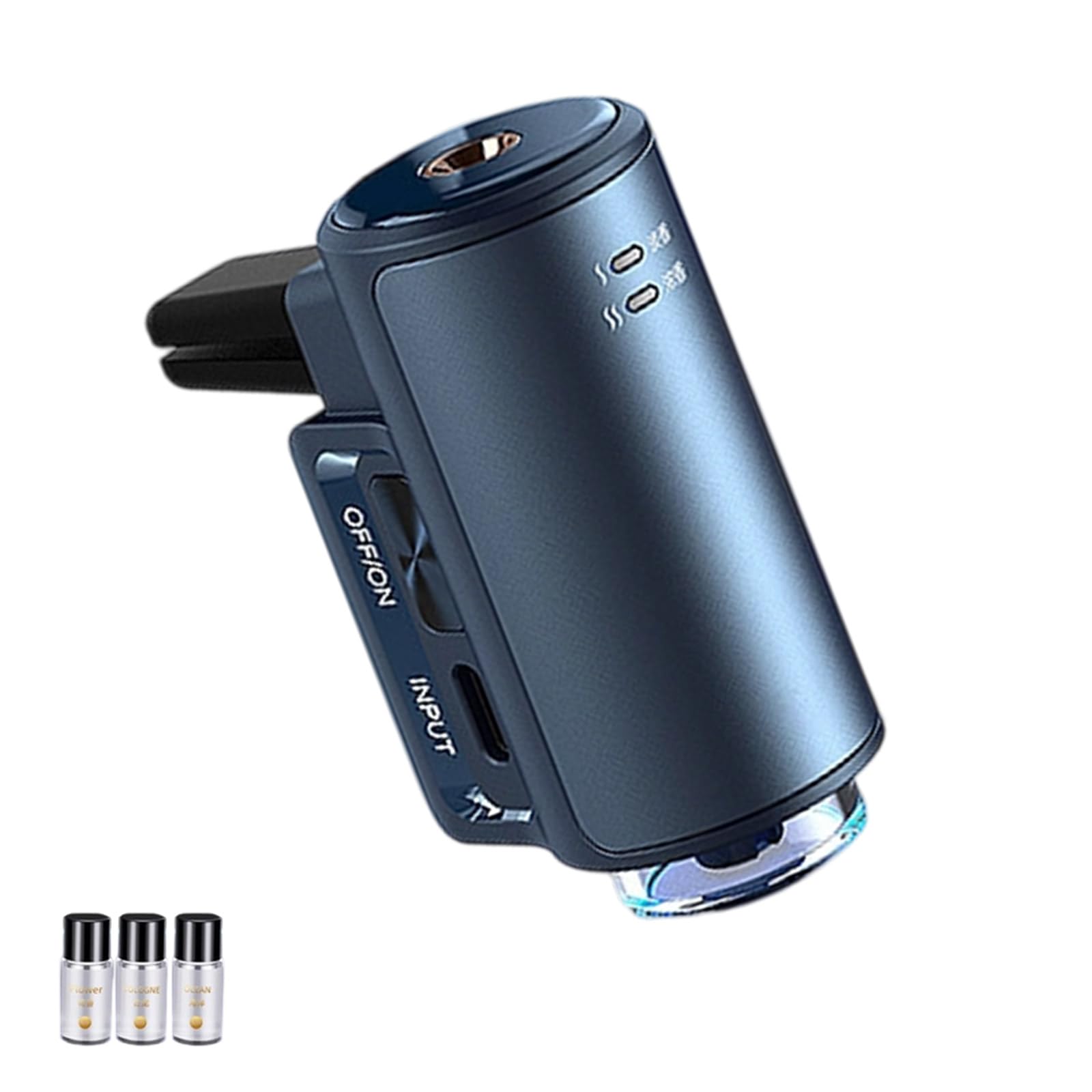 Rechargeable Car Air Freshener Vent Mount Neutralizer Electric Diffuser Humidifier Mister Electric Air Diffuser for Car