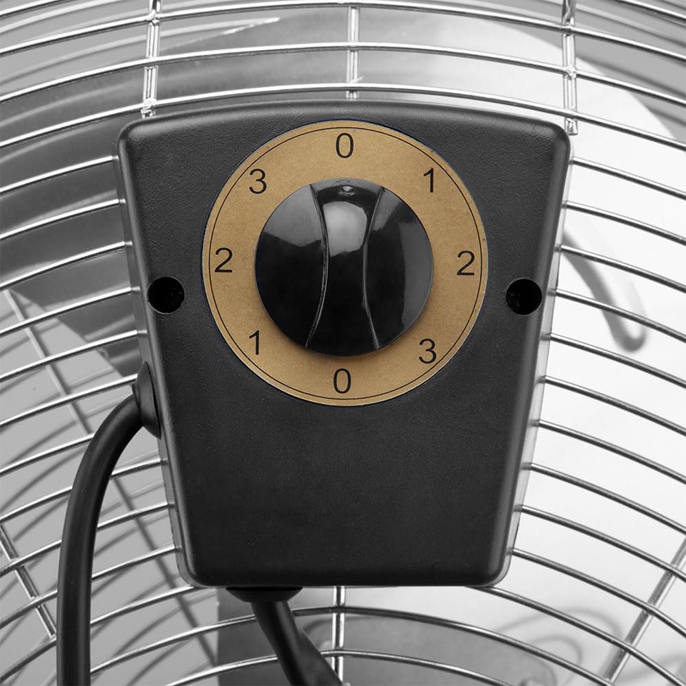 Orbegozo PWS 1846 – Ventilador industrial de pie, aspas metálicas, 3 velocidades de ventilación, 45 cm de diámetro y potencia de 135 W, Multicolor
