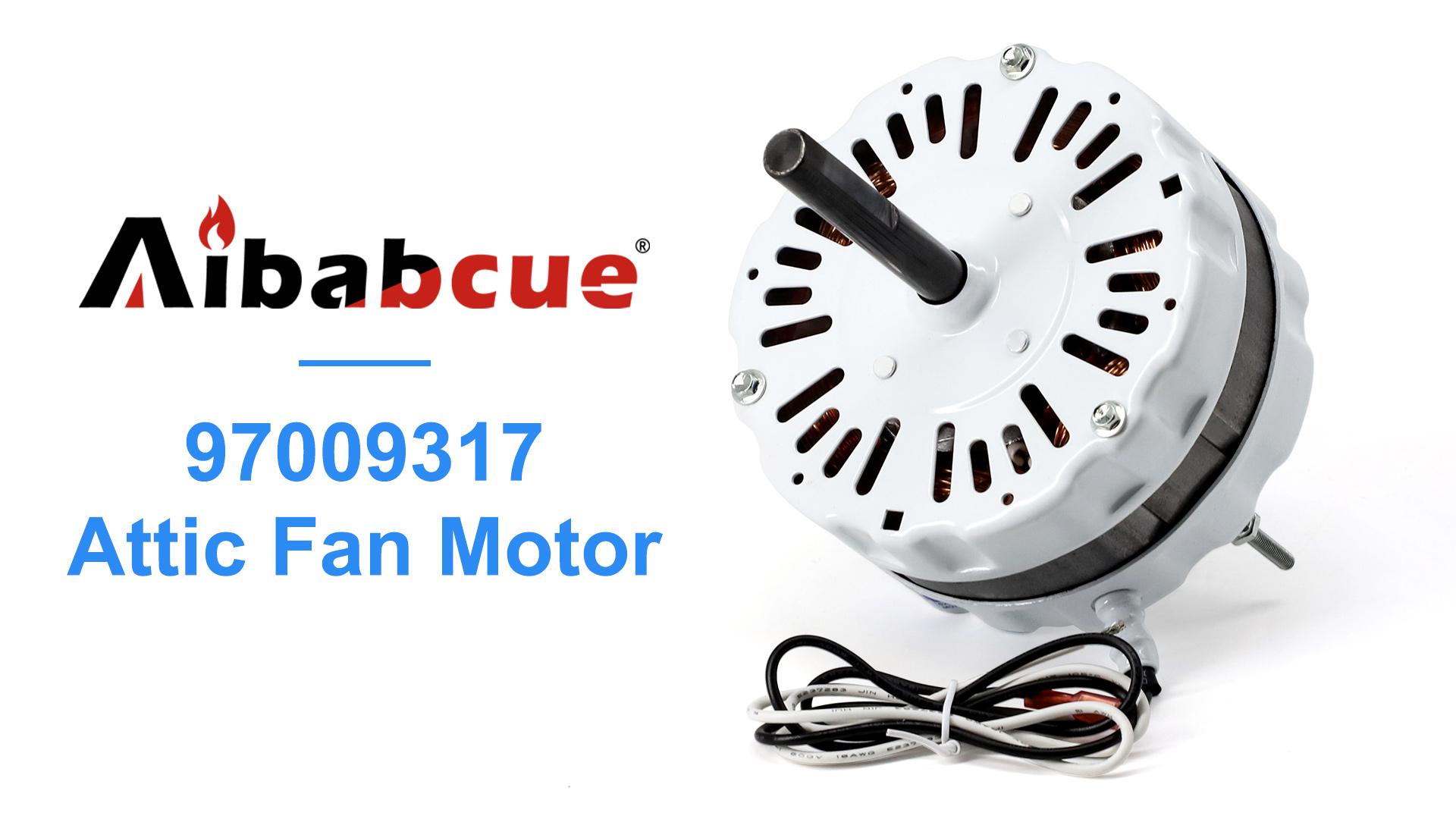 Aibabcue 97009317 Attic Fan Motor for Broan 341, 344, 345, 348