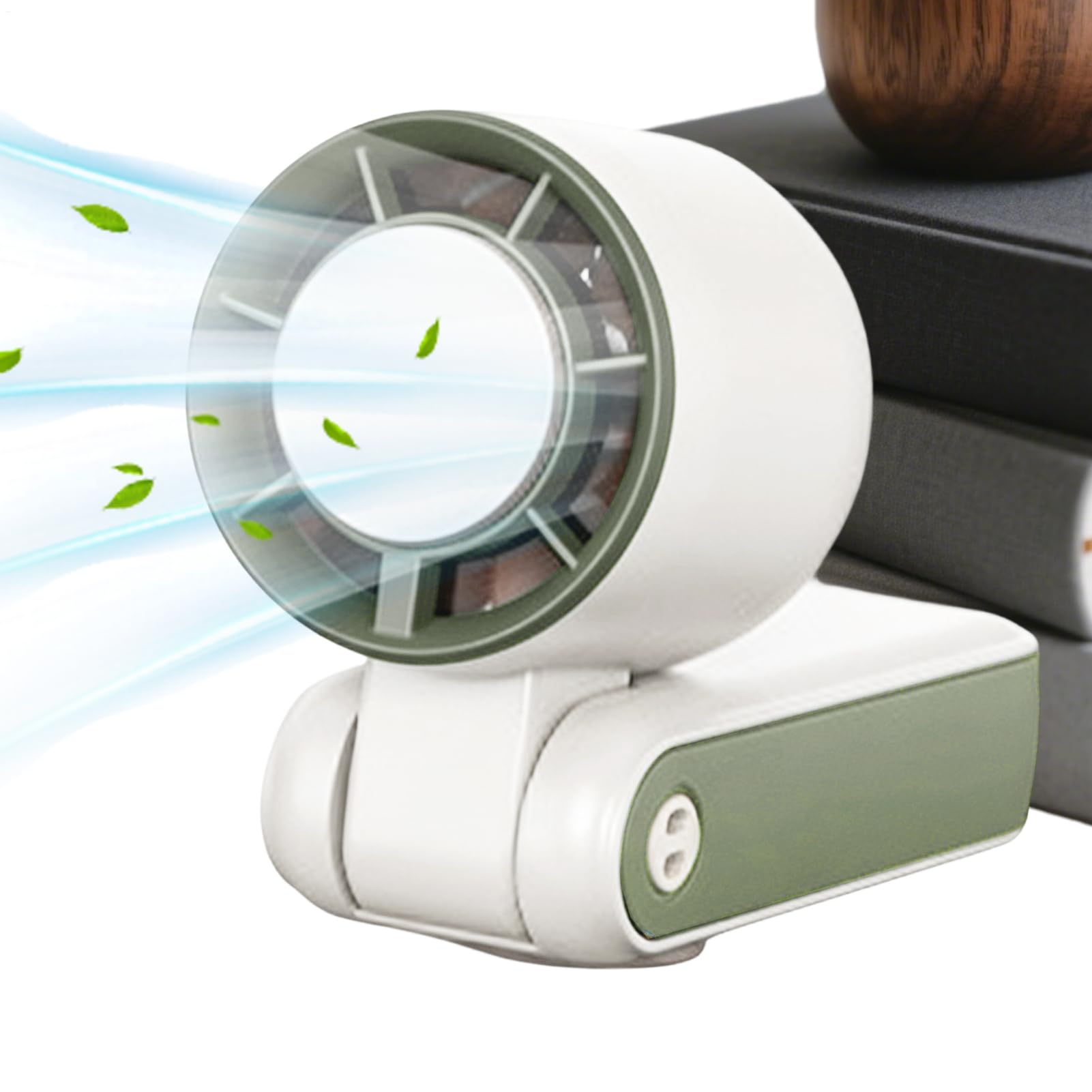 Genérico Piccolo ventilatore a mano, 5 velocità regolabili, 3600 mAh, ricaricabile, ventilatore personale portatile, per casa, ufficio, viaggi, escursioni, campeggio