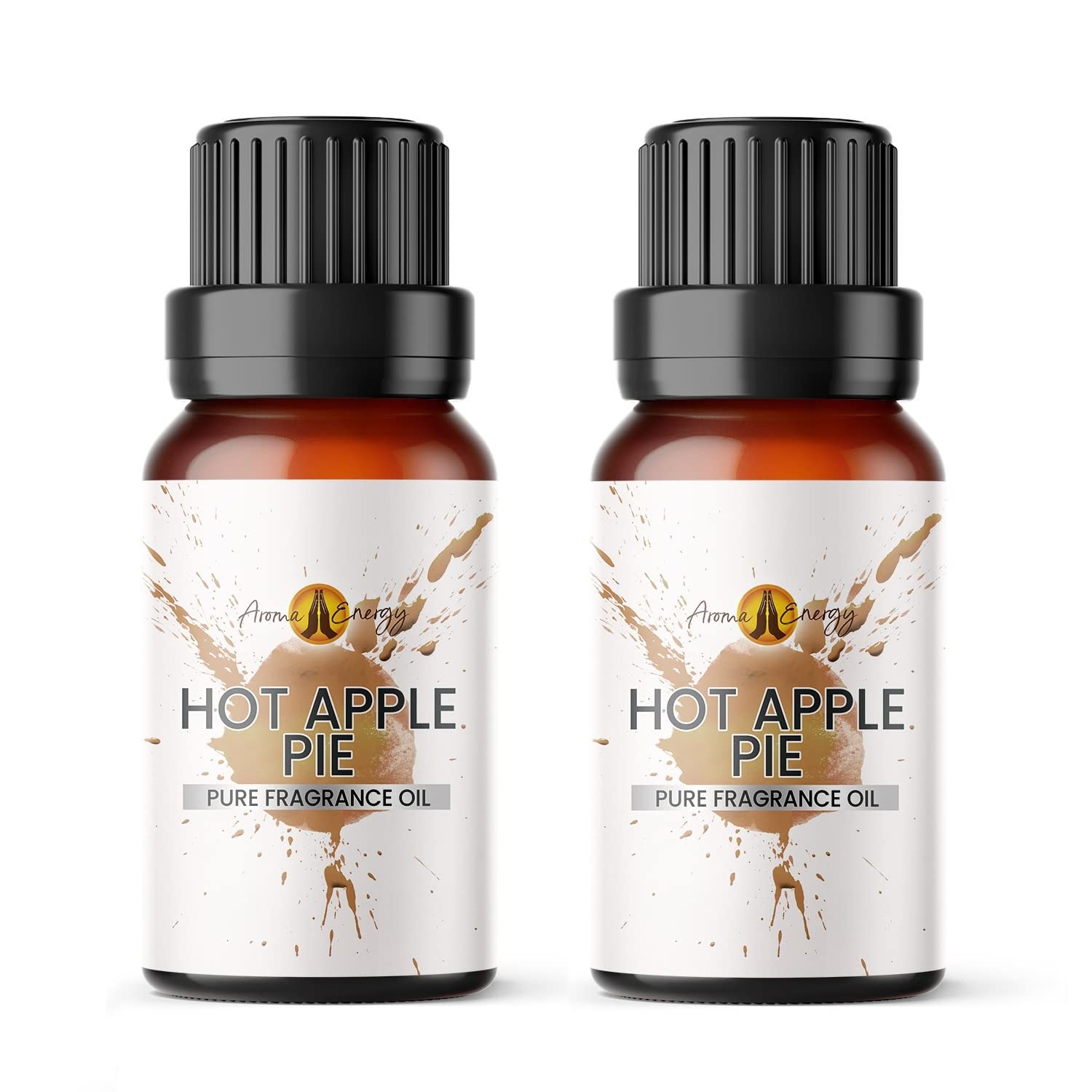 Aroma Energy | Hot Apple Pie Fragrance Oil 20ml (2 x 10ml) - Highly Scented Oil for Making Candle, Soap, Wax Melt, Diffuser etc โ image 1