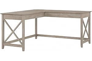 Bush Furniture Key West L Shaped Desk: Modern Farmhouse Style for Home Offices