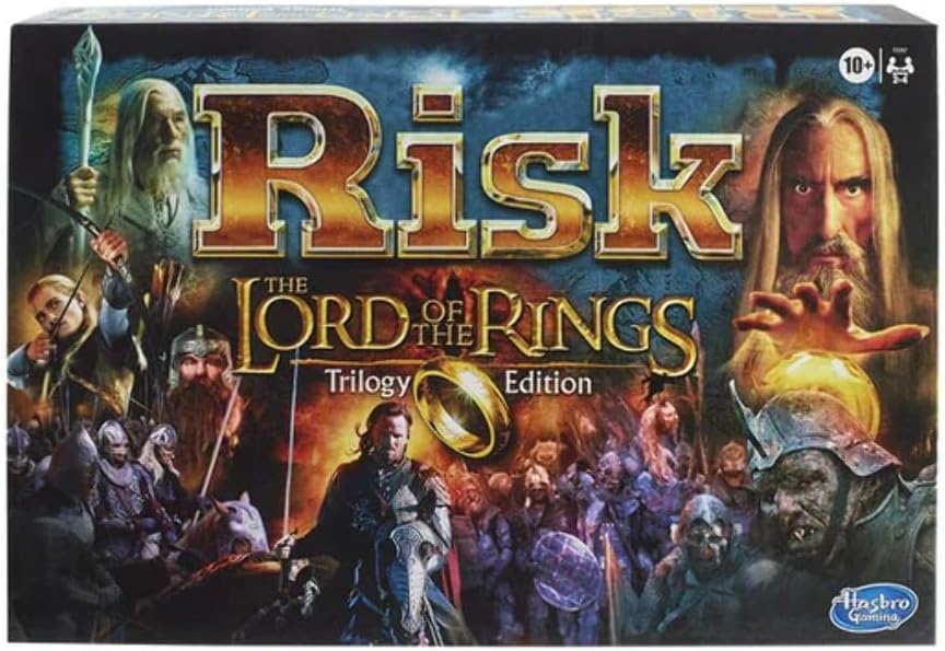 Risk: The Lord of The Rings Trilogy Edition Strategy Board Game, Family Board Games, Ages 10 and Up, for 2-4 Players (Amazon Exclusive)
