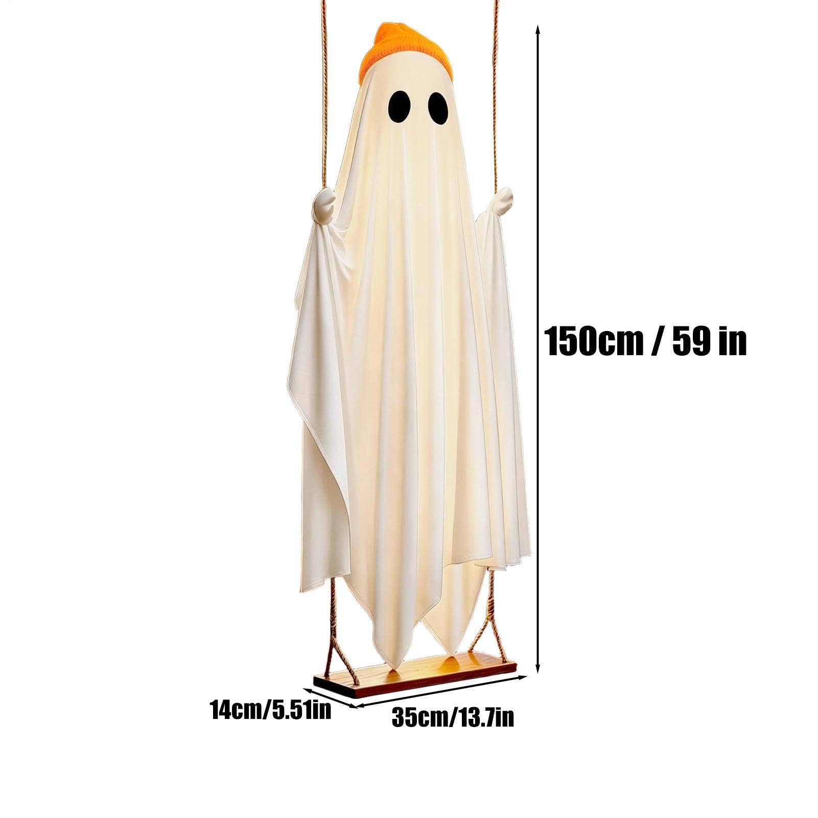 Resistente al agua, con movimiento ligero, decoración de fantasmas, gigante
