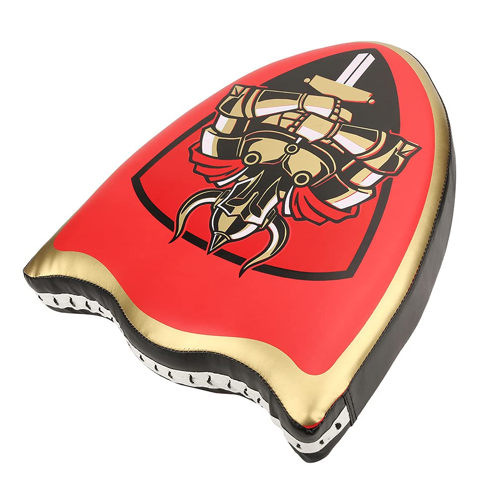 Scudo da Cavaliere da Addestramento per Bambini Materiale Leggero e Sicuro Perfetto per Giochi per Feste di Compleanno Combinazione Blu (Combinazione Rossa)