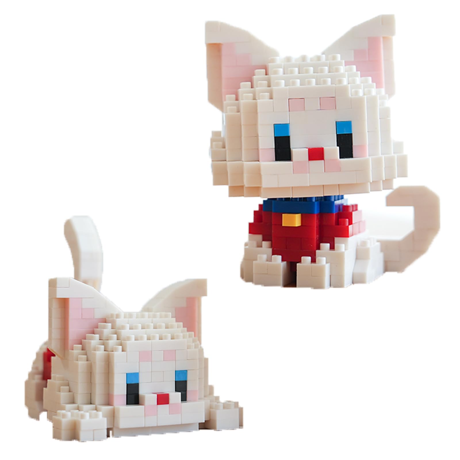 Amazon.com: Myweyde Cow Cat Building Blocks, Mini Orange Cat/Ragdoll ...