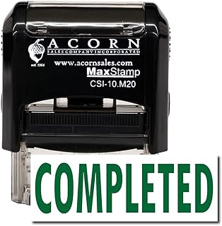 MaxStamp - Self-Inking Completed Stamp (Red Ink)