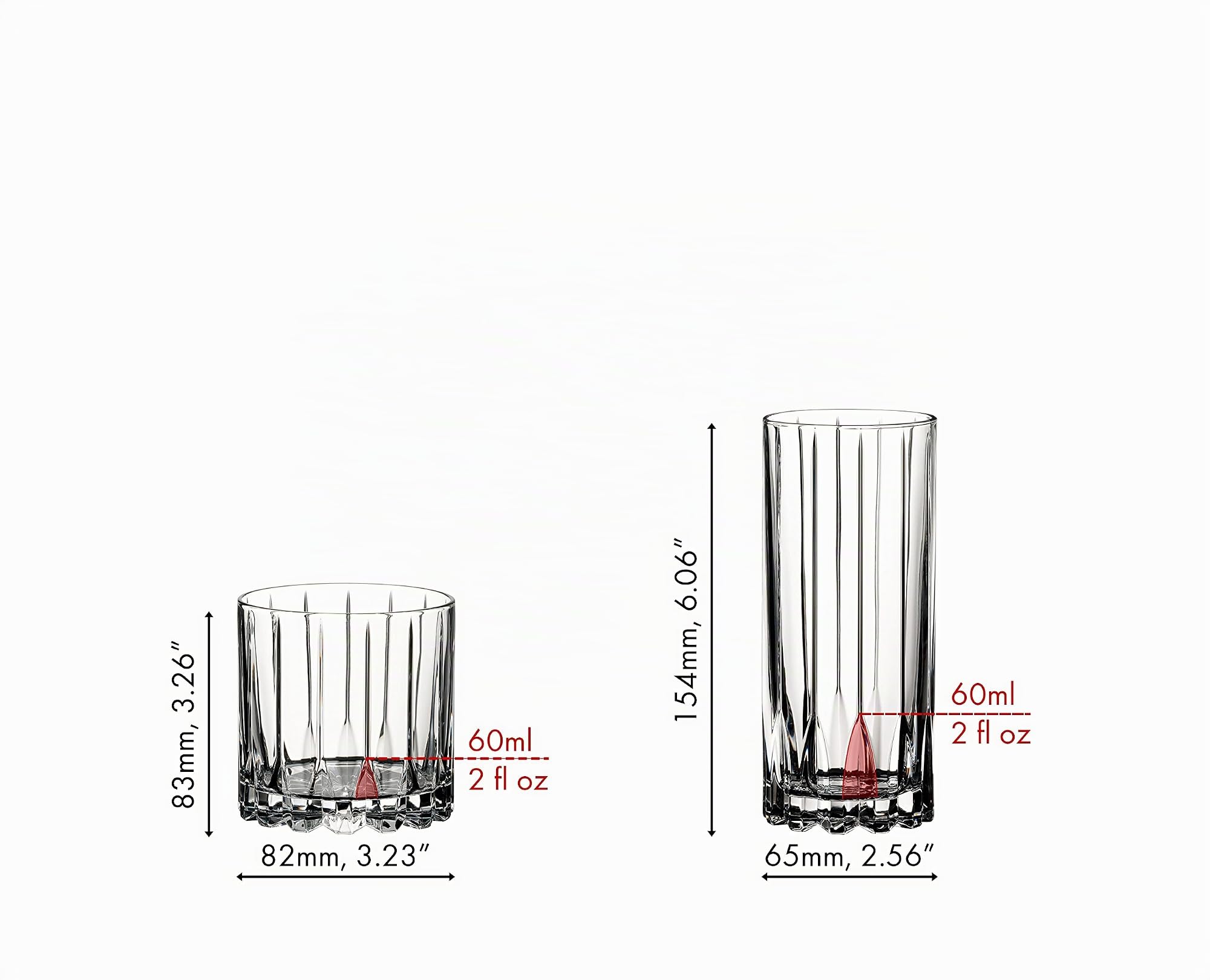 RIEDEL 5417/57 Getränkespezifische Rocks & Highball Glaswaren, Glas, durchsichtig