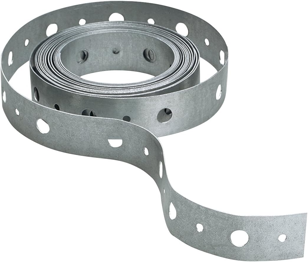 Gardner Bender GHS1510 Galvanized Electrical Hanger Strap, 10 ft x ¾