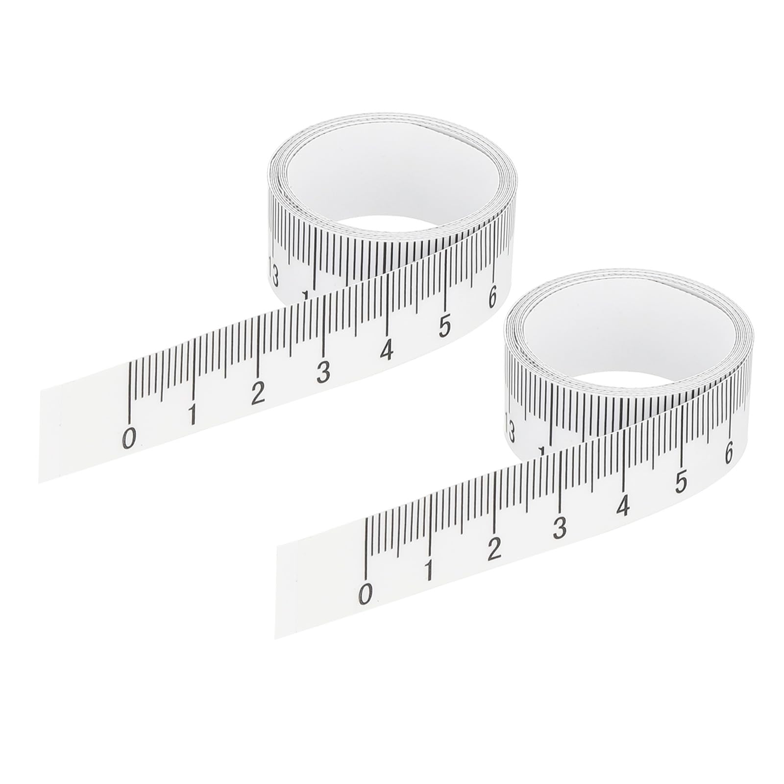 PATIKIL Adhesive Ruler, Pack of 2 Tape Measure 100 cm, Adhesive Tape for Work Table, Sewing Machine, Drawing Table, Transparent