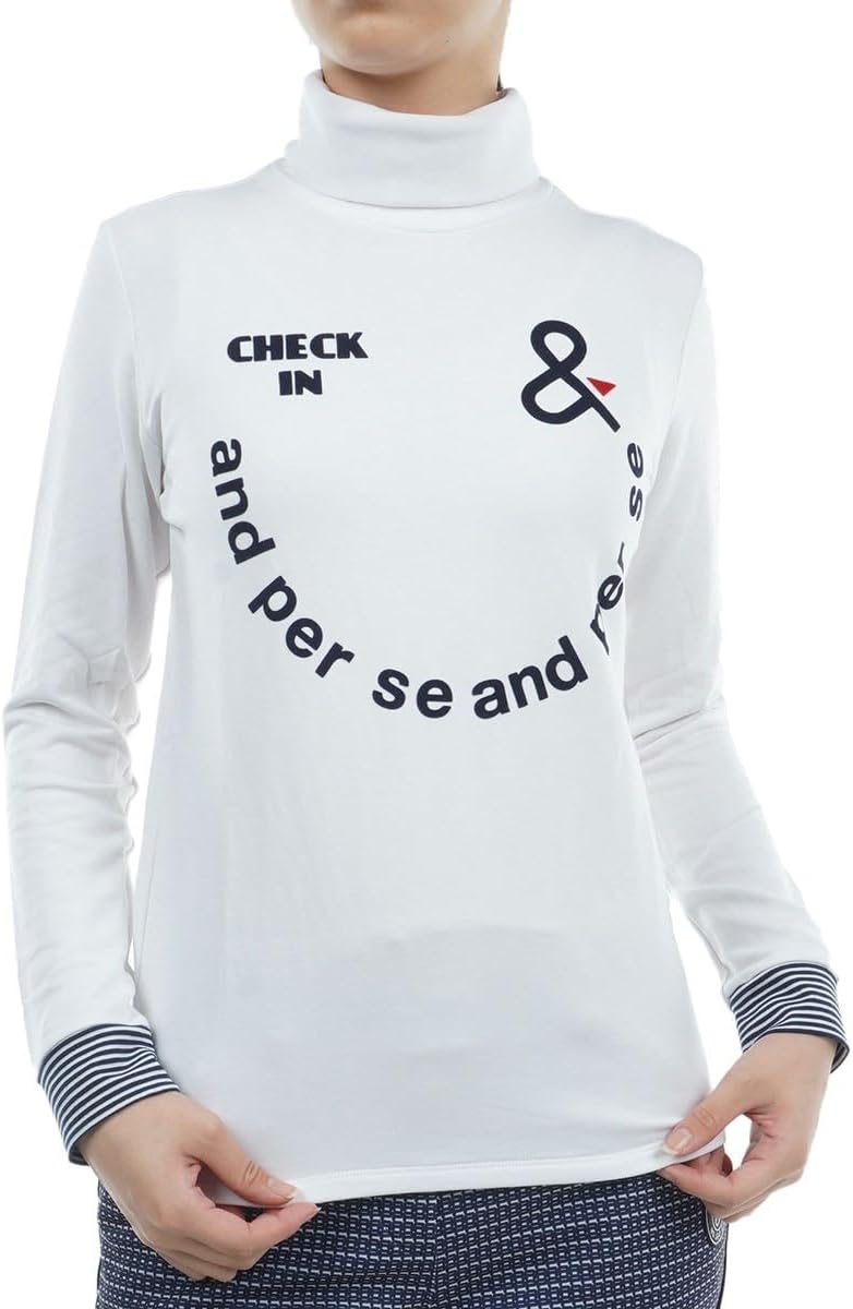 サイズ：36 ARCHIVIO アルチビオ ハイネック 長袖Tシャツ グリーン系