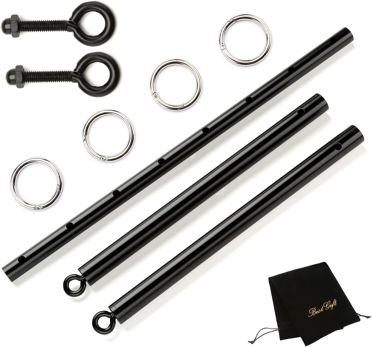 EXREIZST Spreader Bar Set, Expandable Bar, Adjustable Exercise Training Tools Set for Sports Fitness Gear Home Indoor Gyms