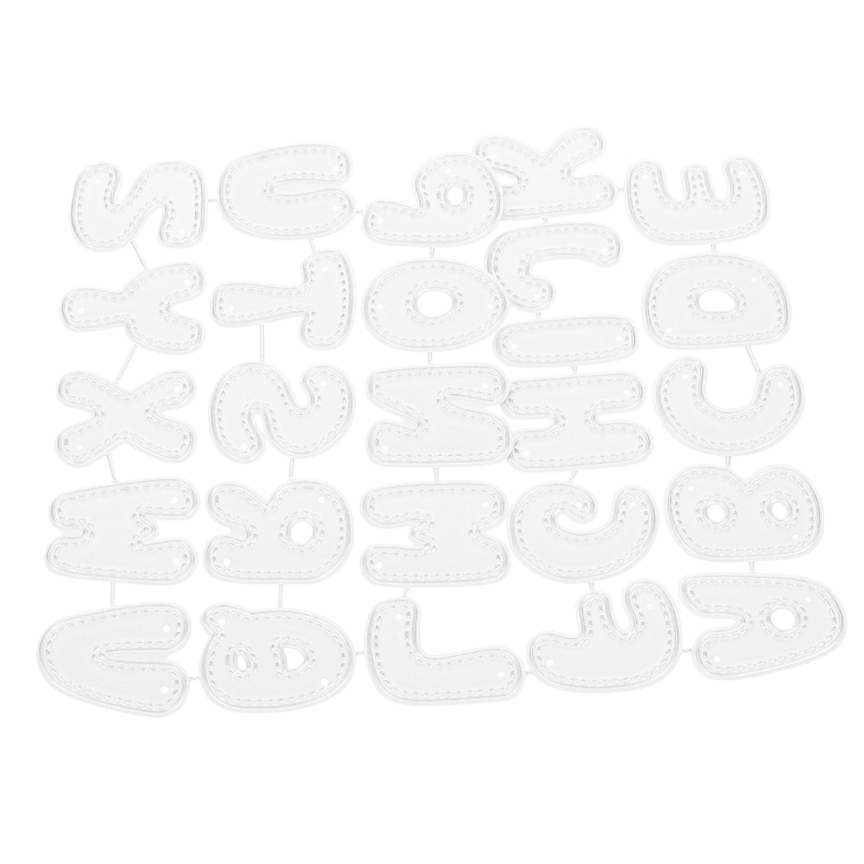 VILLCASE 4 Juegos herramienta para hacer plantillas troquel de corte artesanal DIY sellos plantillas de letras troqueles de corte moldes para album de fotos Simple papel decorativo el álbum