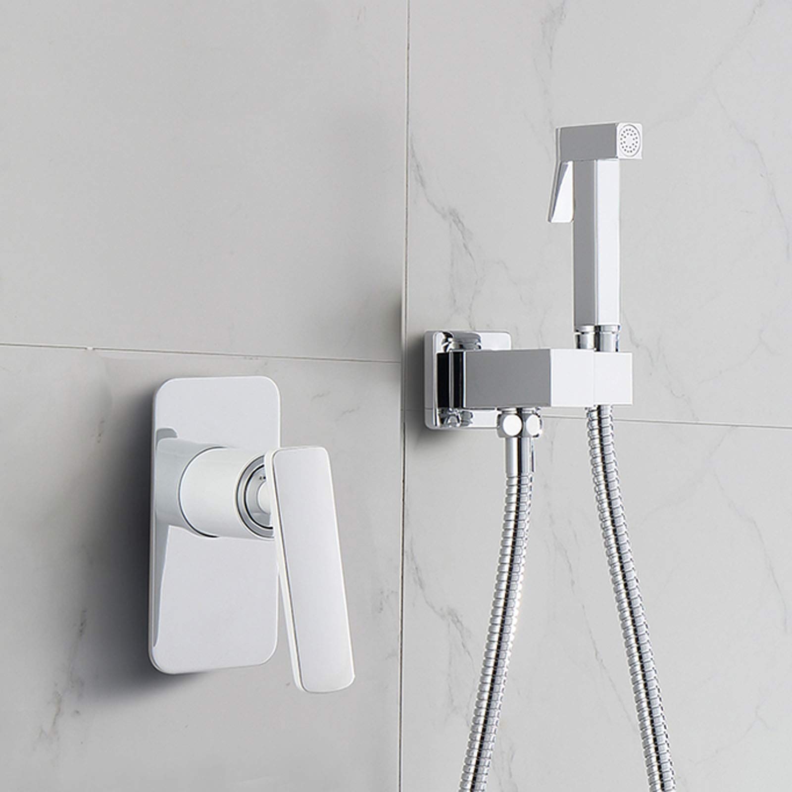 Bidety łazienkowe Faucet Chrome, toaleta bidet mikser czyszczenie muzułmański prysznic bidet kran, ściereczka do pieluch dla niemowląt opryskiwacz